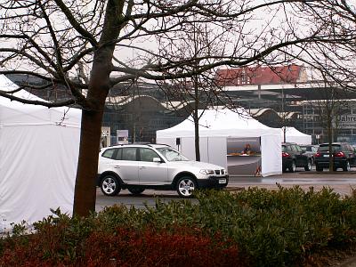 BMW Autoshow Berlin Eventzelt, Autowerbeveranstaltung
